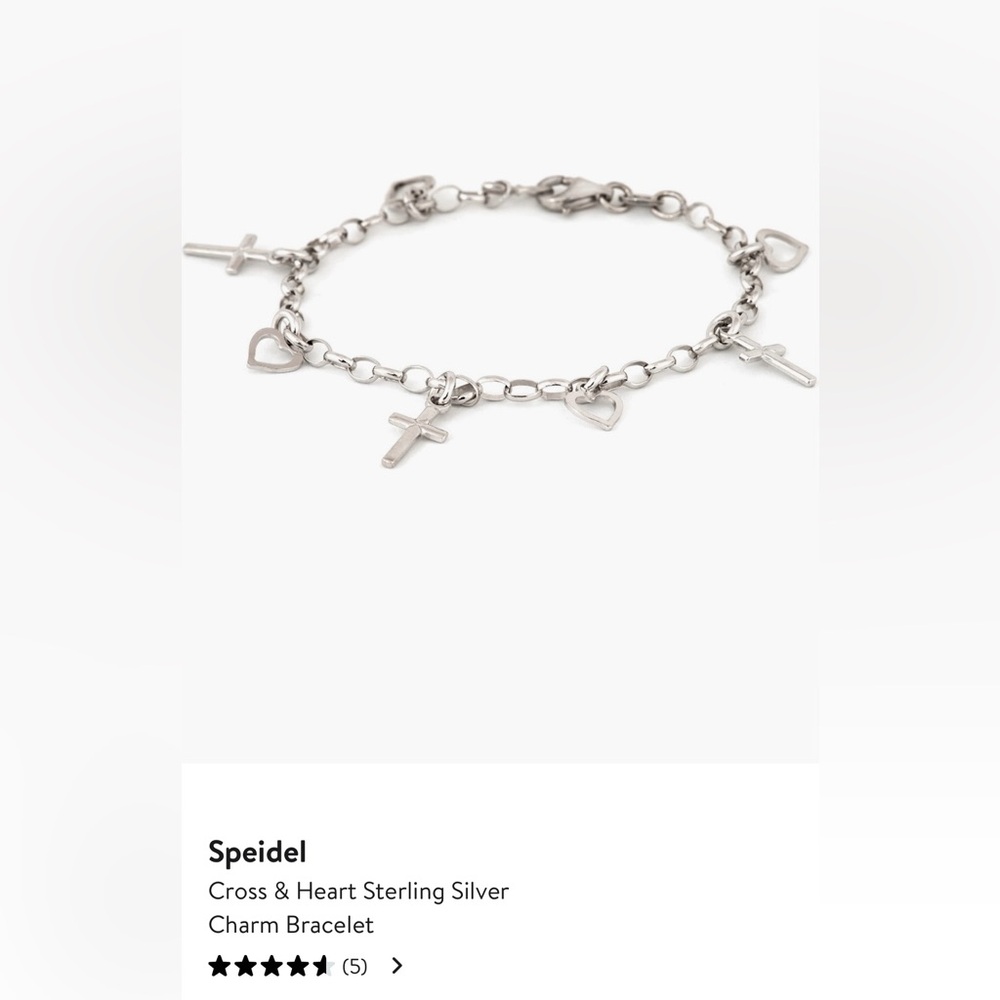 Speidel silver charm bracelet - Picture 3 of 4